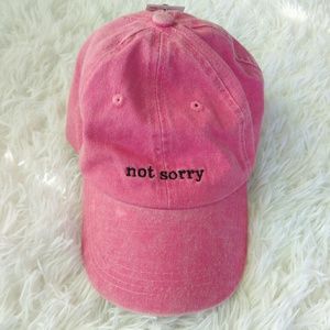 💕NWT!! not sorry baseball hat